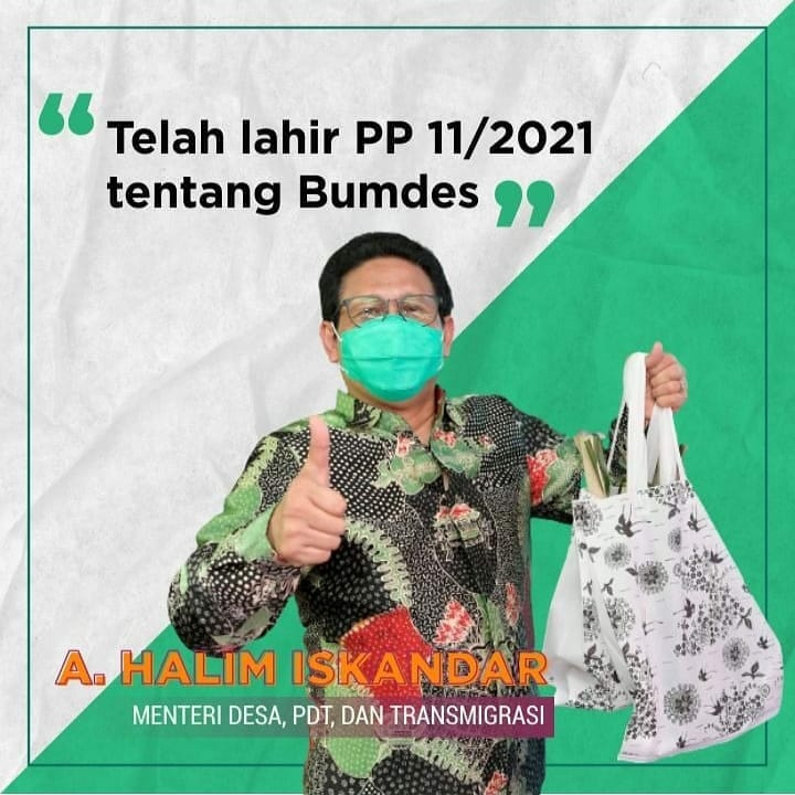 Telah Lahir PP No. 11 Tahun 2021 Tentang BUMDes