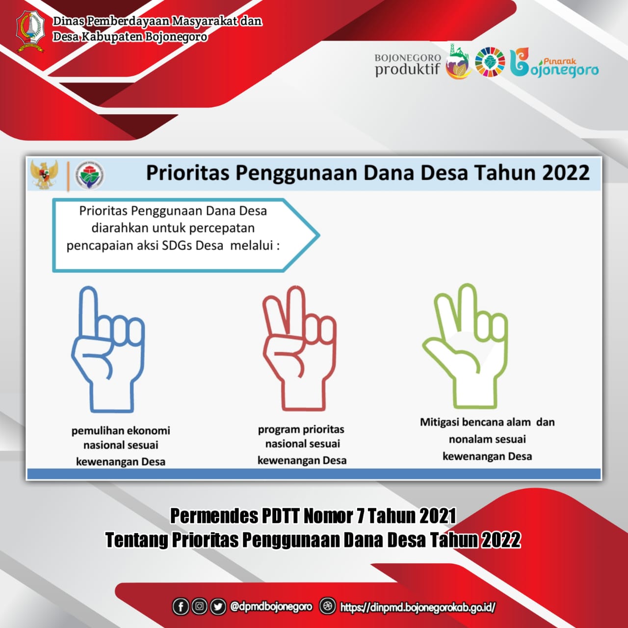PENTING!! INI PRIORITAS PENGGUNAAN DANA DESA TAHUN 2022