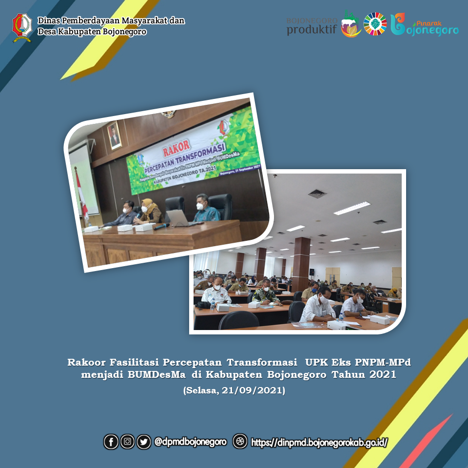 FASILITASI PERCEPATAN TRANSFORMASI UPK EKS. PNPM-MPD MENJADI BUMDESMA
