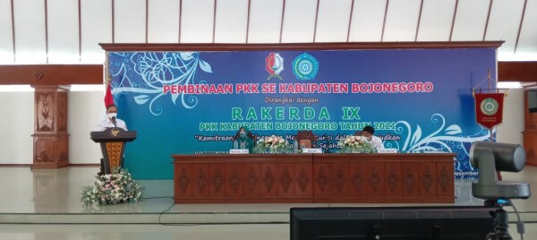 Perkuat Kapasitas dan Solidaritas, TP PKK Kabupaten Bojonegoro Gelar RAKERDA Ke-IX tahun 2021