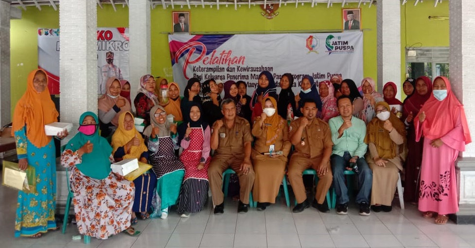 Lestarikan Program Jatim Puspa di Bojonegoro, Dinas PMD Gelar Pelatihan Keterampilan bagi KPM