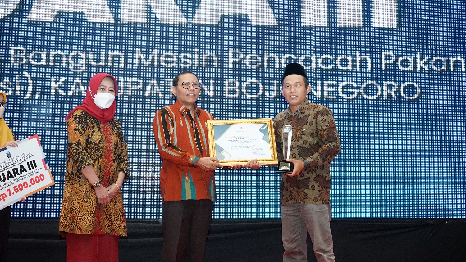 Prestasi Membanggakan, Inovasi TTG Desa Bobol Raih Terbaik III Lomba TTG Se Jawa Timur Tahun 2022