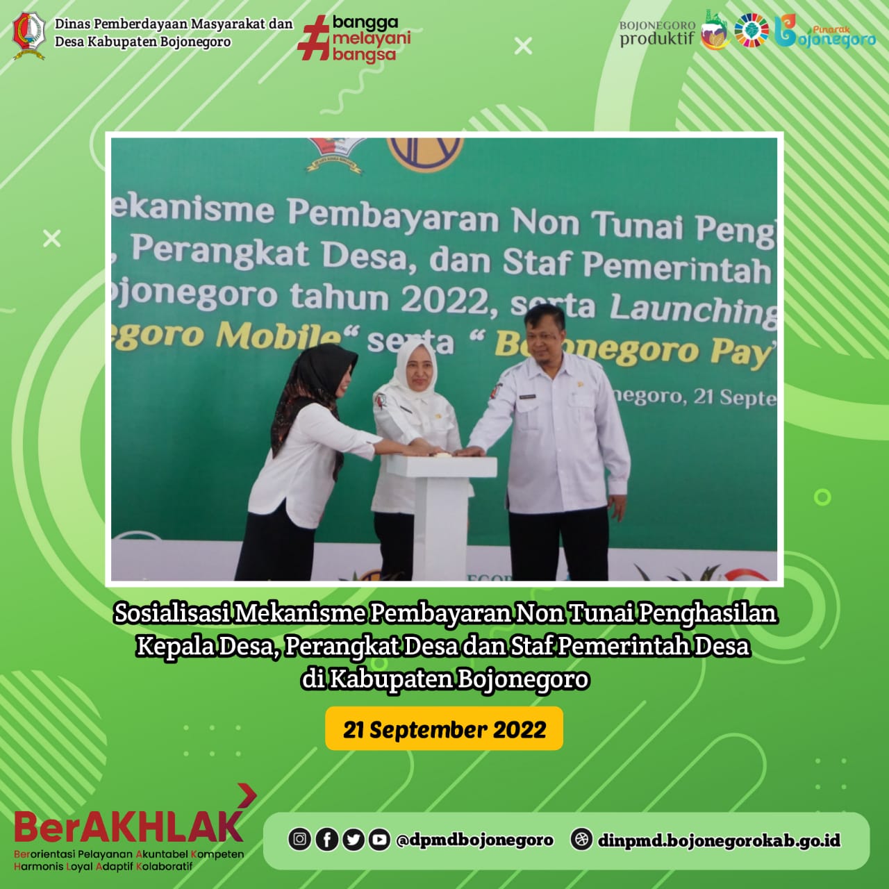 Siapkan Aplikasi Pembayaran, Pemkab Bojonegoro Dorong Transaksi Non Tunai di Pemerintah Desa