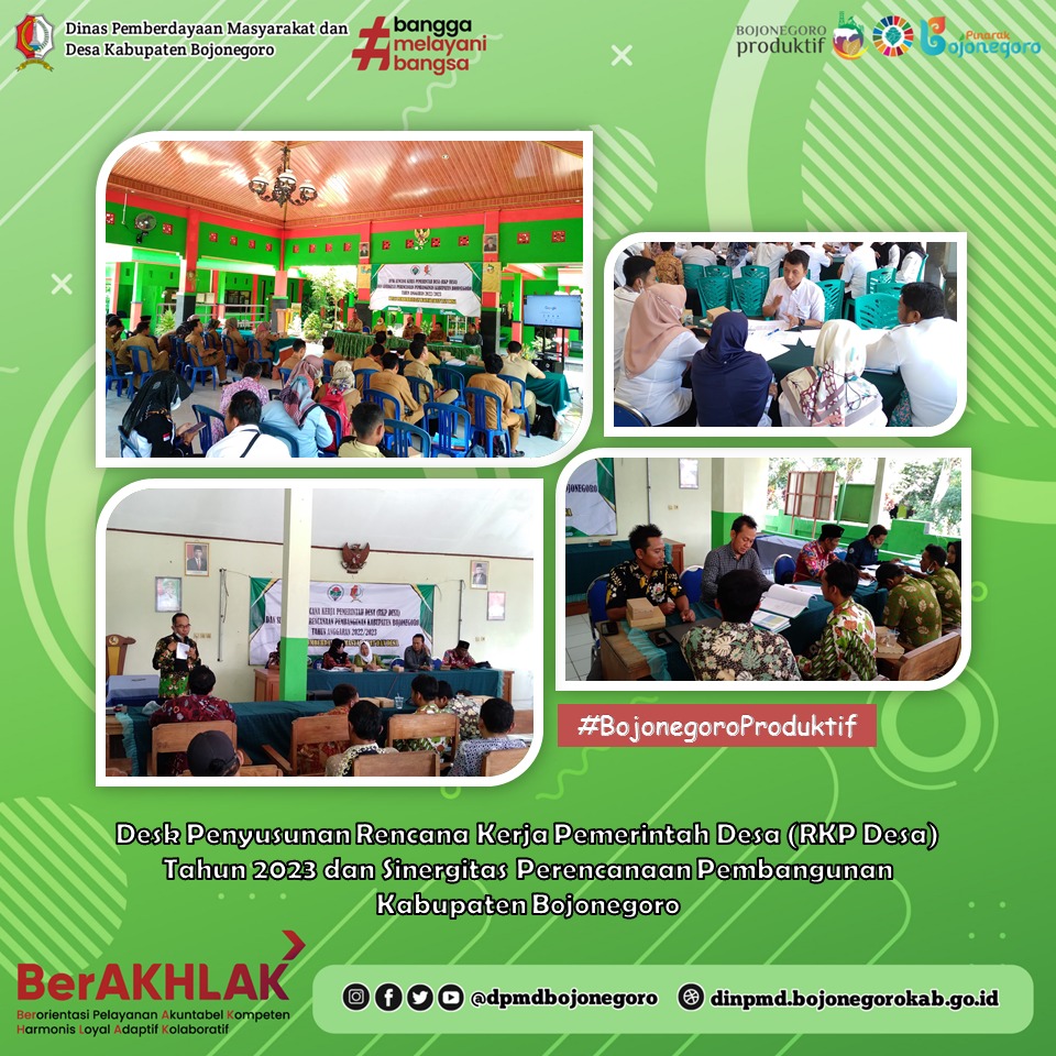 Sinergitas Perencanaan Pembangunan Kabupaten dan Desa, Dinas PMD Fasilitasi Desk RKP Desa Tahun 2023