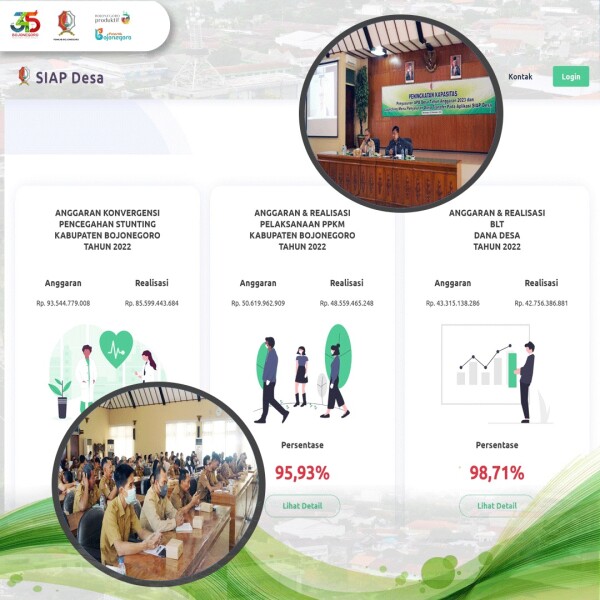 Pemkab Bojonegoro Launching Fitur Penyaluran Dana Transfer pada SIAP Desa, Optimalkan Layanan Masyar
