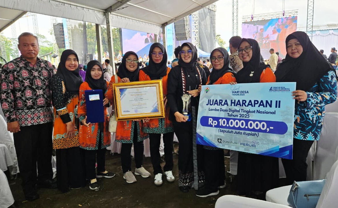 Membanggakan, Desa Kauman-Bojonegoro Raih Juara Lomba Desa Digital Tingkat Nasional
