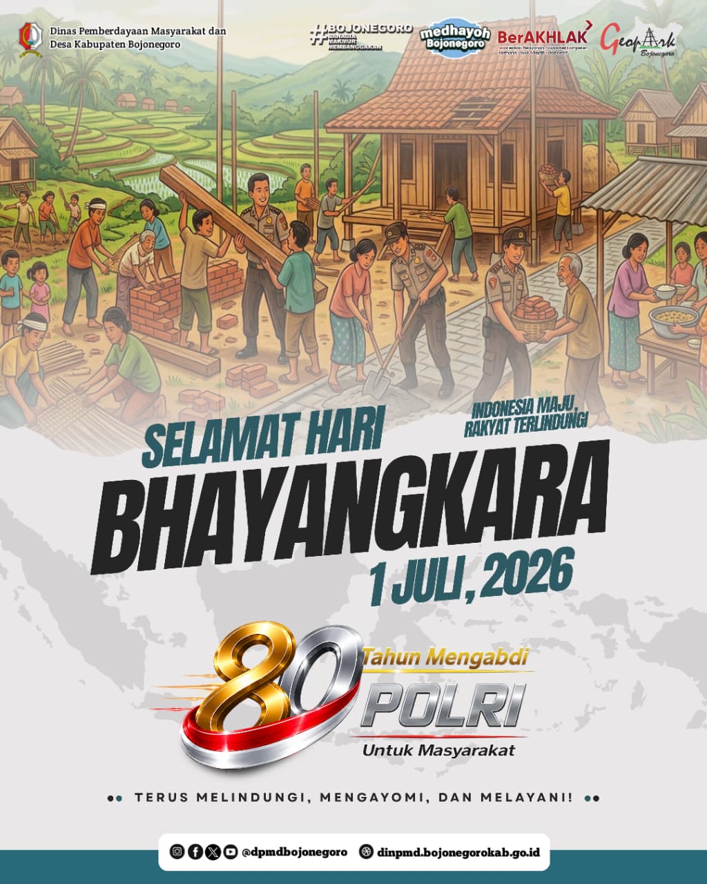 Dirgahayu Kepolisian Republik Indonesia!