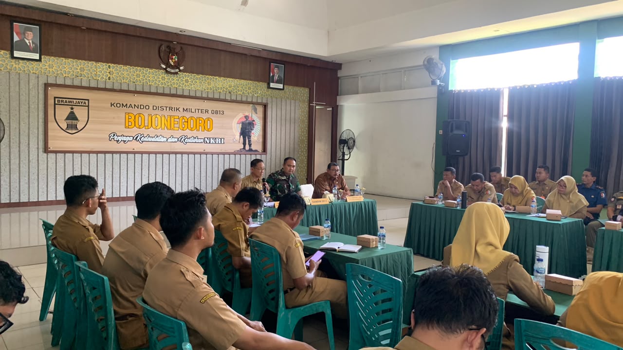 Perkuat Sinergi dan Kesiapan Lintas Sektor, DPMD Bojonegoro Gelar Rakor Menjelang TMMD Ke-129