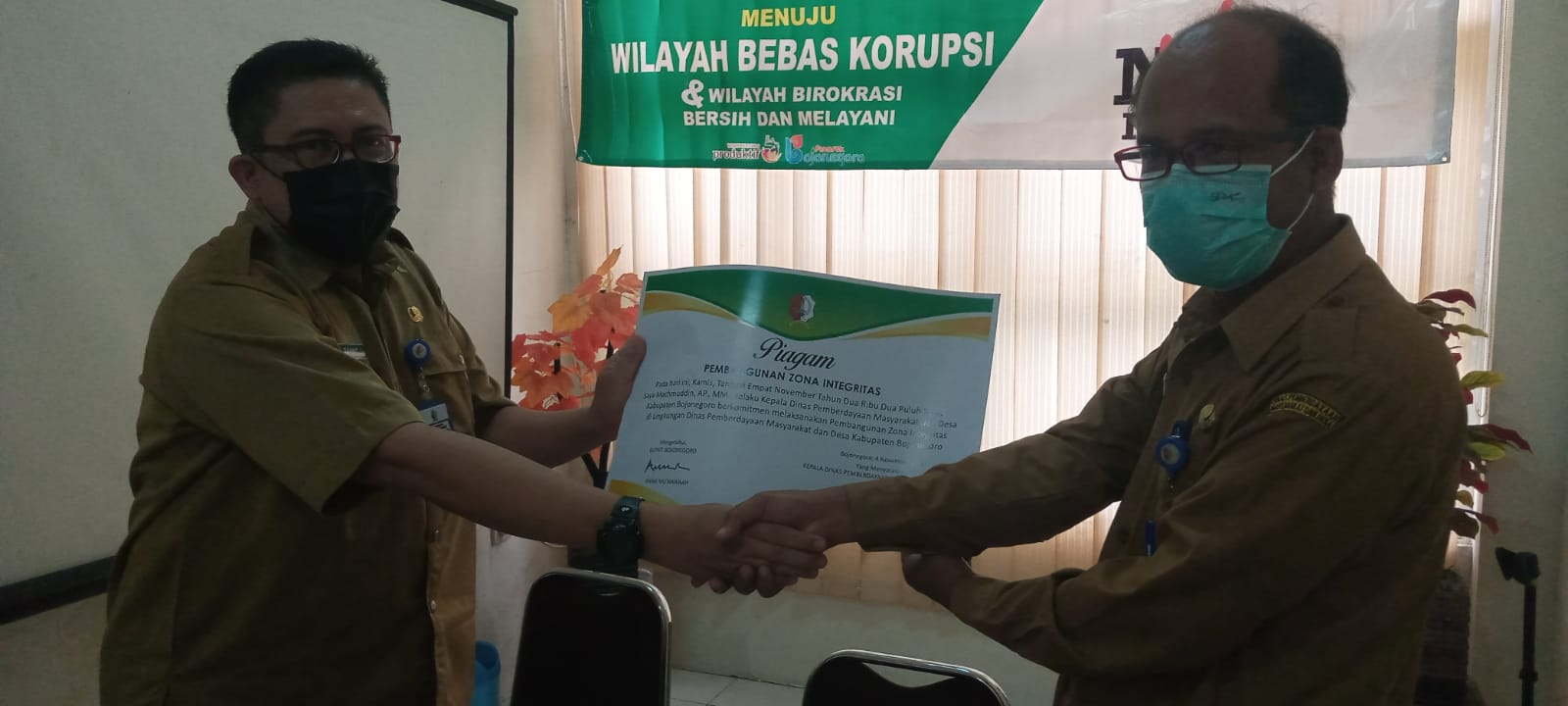 Dinas PMD Kab. Bojonegoro Berkomitmen Membangun Zona Integritas Menuju WBK dan WBBM