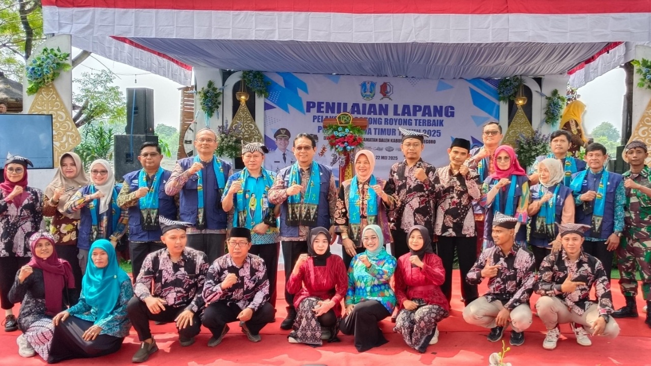 Desa Pilanggede Membanggakan, Sukses Raih Juara Terbaik I Lomba Gotong Royong  Jawa Timur 2025