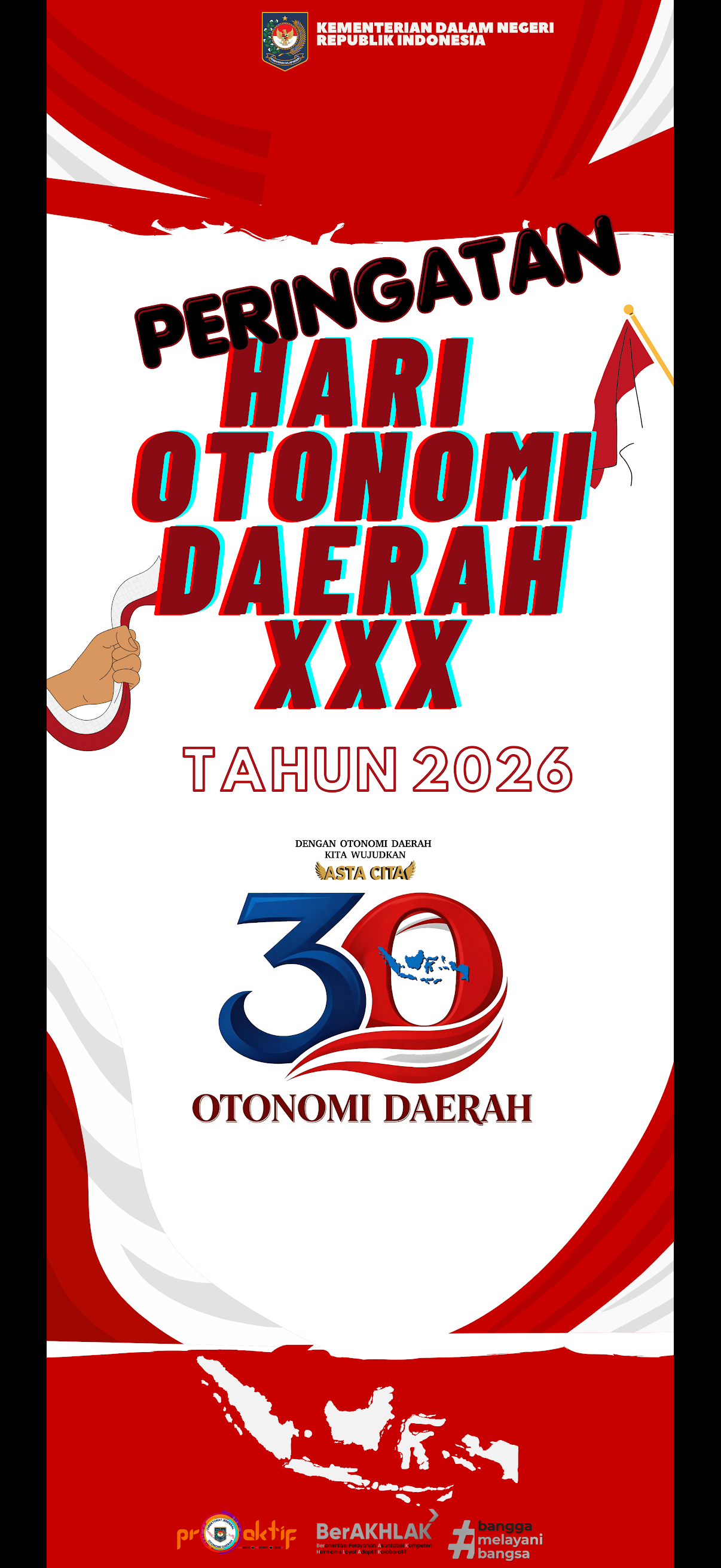 Sinergi Publikasi Peringatan Hari Otonomi Daerah XXX di Kabupaten Bojonegoro