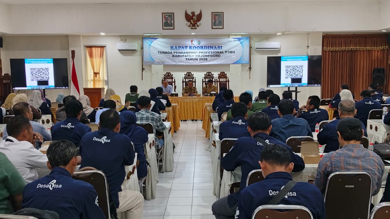 Dorong Kemandirian Desa, DPMD Bojonegoro Kawal Penuh Pemutakhiran Data Indeks Desa Tahun 2026